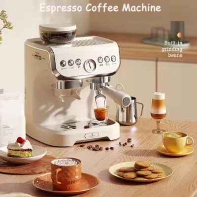 Comercial machine manufacturing coffee makers 3 in 1 espersso espresso coffee machine with grinder built in coffee maker